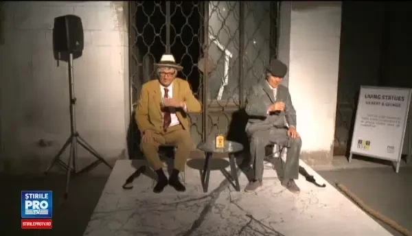 Festivalul International de Statui Vivante, la saptea editie, in Capitala. Spectacolul pus in scena pe Calea Victoriei