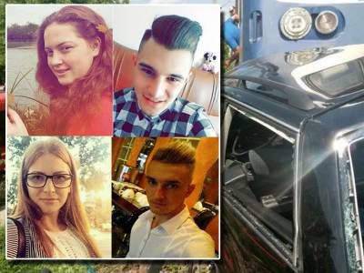 Patru frati si un verisor de-al lor au murit dupa ce un tren a intrat in masina lor. Soferita avea permis de o luna