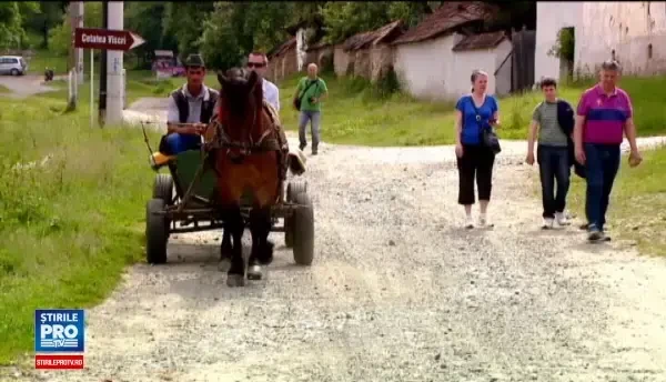Viscri, satul model al agro-turismului romanesc, unde inca se mai practica meseriile demult uitate