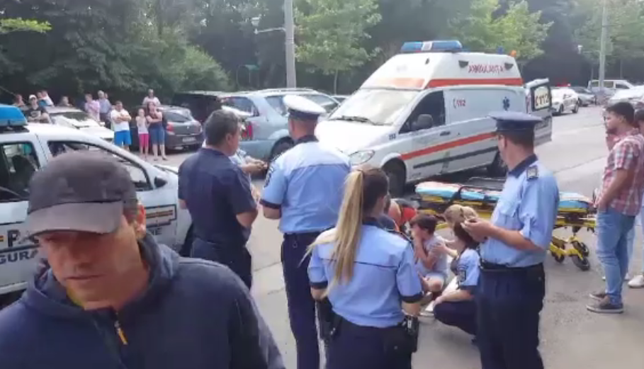 Un copil a fost lovit de o masina de politie pe trecerea de pietoni, in Bucuresti. Ce au povestit martorii