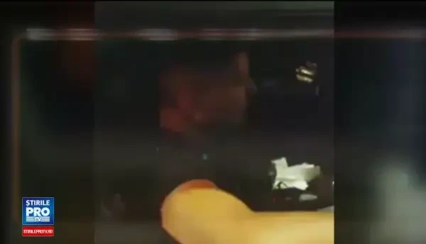 Filmul intreg al scandalului dintre Boureanu si politisti. Fostul deputat pare ca isi bruscheaza iubita