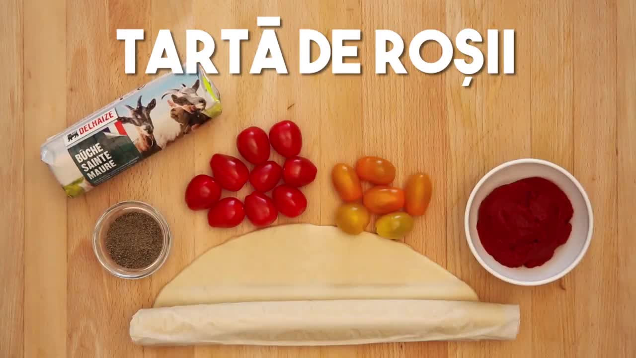 Tarta de rosii, reteta