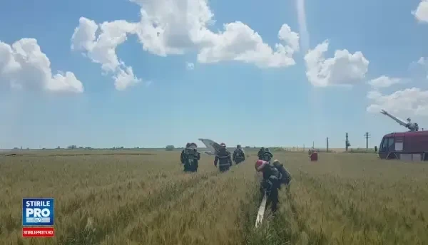 Un avion MIG 21 Lancer s-a prabusit in aceasta dimineata, in judetul Constanta, in apropierea Aeroportului Mihail Kogalniceanu