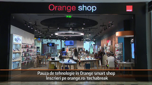 (P) Pauza de tehnologie in Orange smart shop