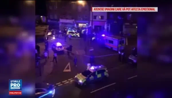 Atac terorist in Londra: un mort si zece raniti, dupa ce o duba a intrat in pietoni. Un suspect a fost arestat