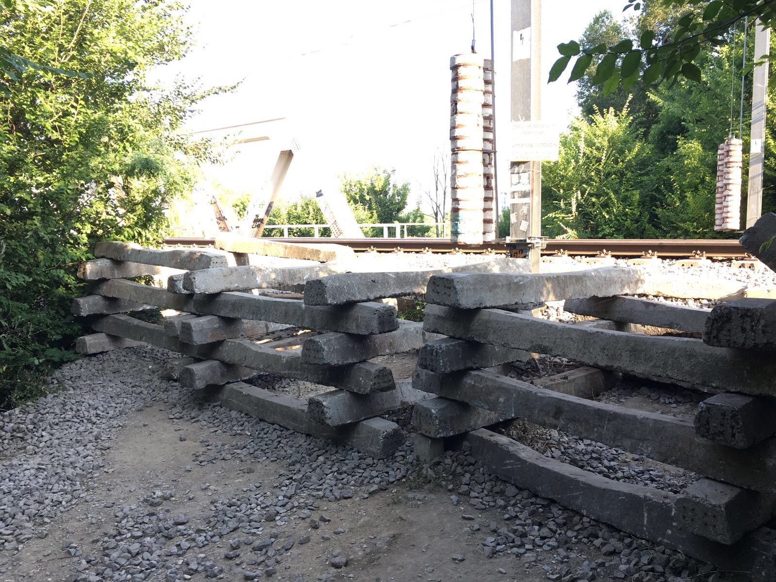 pasarela feroviara din parcul Herastrau