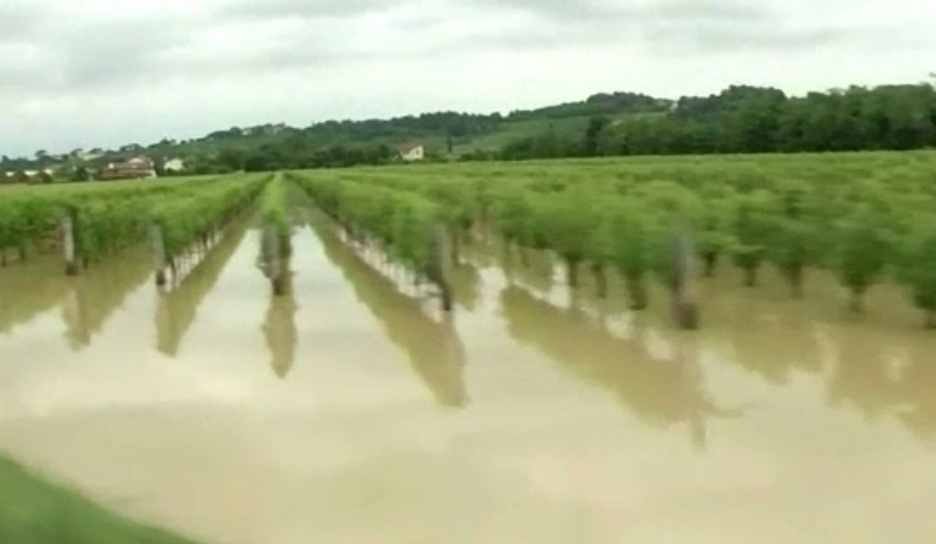 Ploi torentiale, vant si grindina in nordul Italiei. Localnicii au filmat o tornada