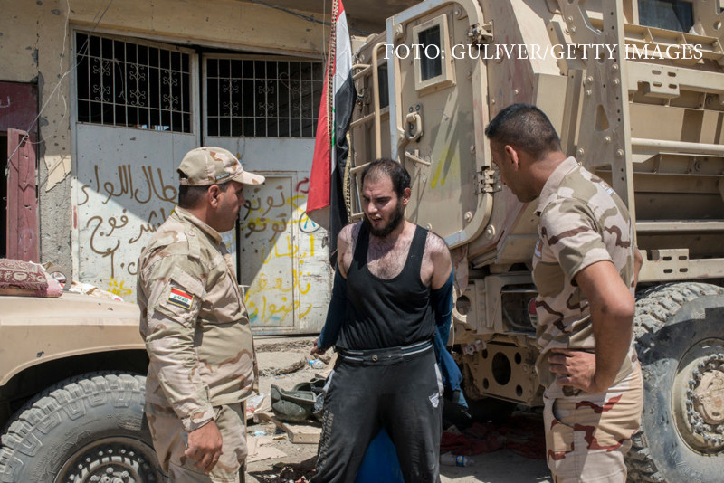 jihadist capturat in Mosul