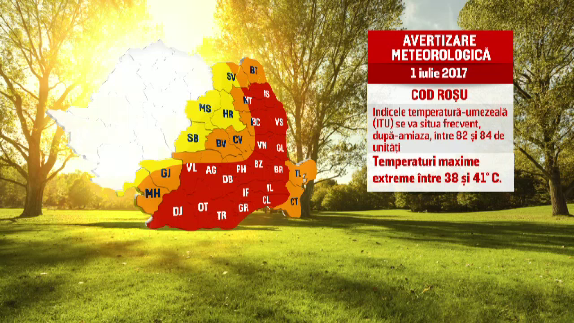 Cel mai calduros 1 iulie din ultimii 60 de ani. Situatie dramatica pentru bolnavii din spitale