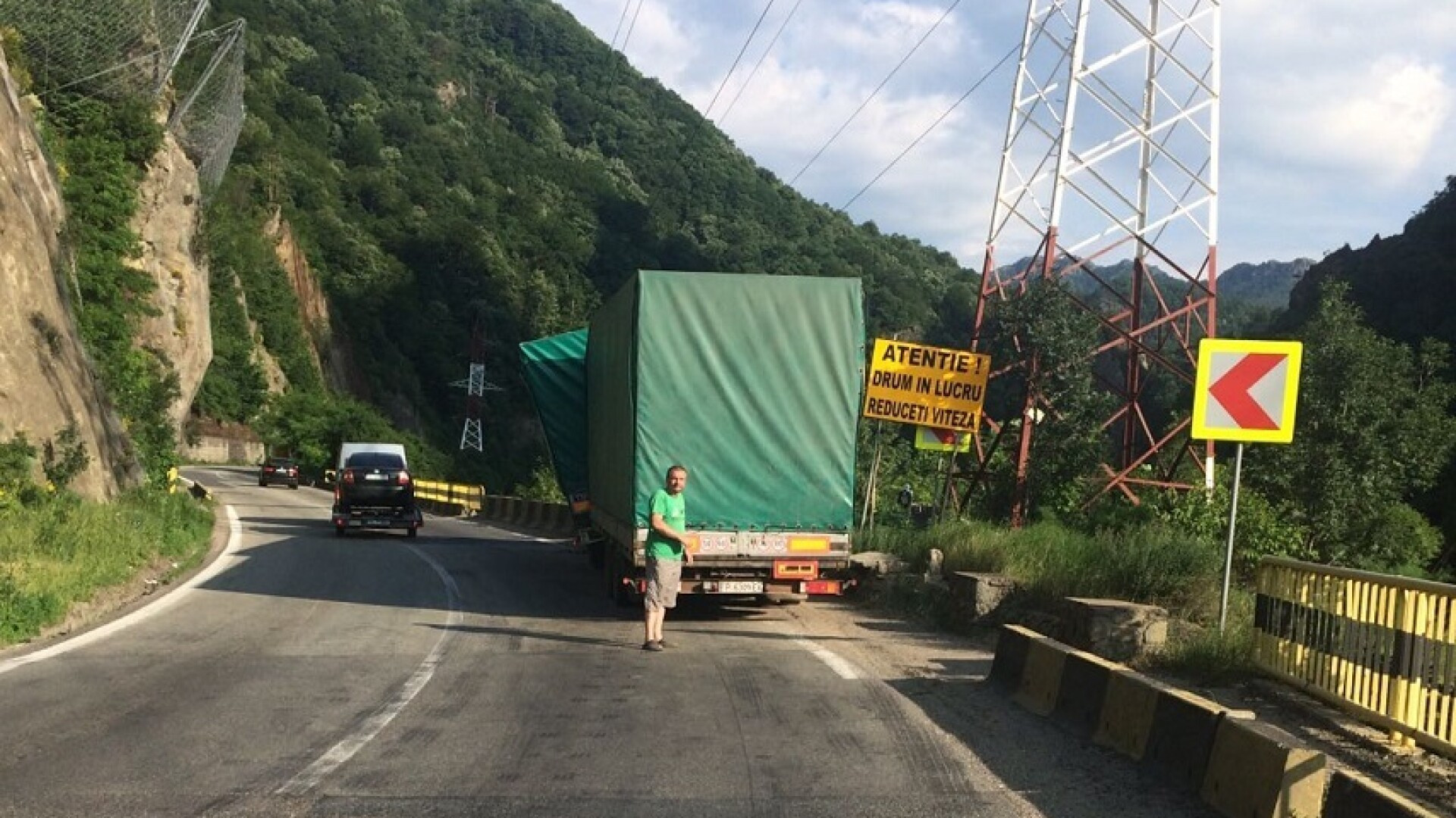 Accident pe Valea Oltului