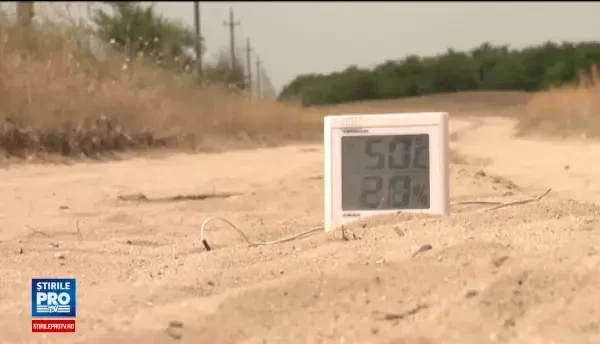 Apa Dunarii s-a evaporat, iar nivelul a scazut cu 6 centimetri. Pe mijlocul fluviului au aparut insulite