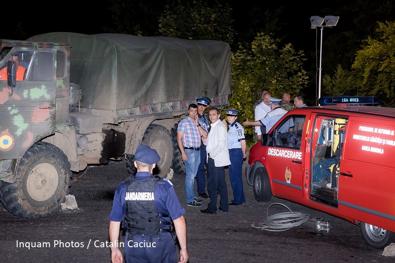 Starea de sanatate a militarilor implicati in accidentul din Arges, cand un camion s-a rasturnat in rapa