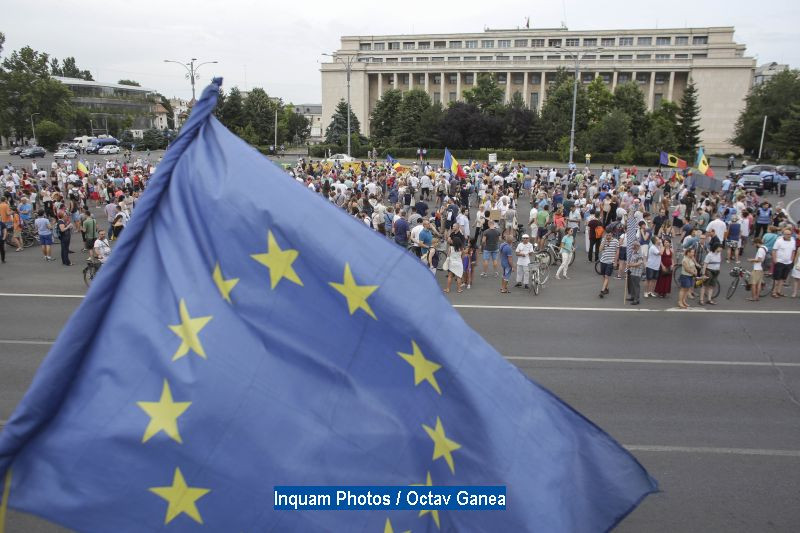 Protest in Capitala fata de coruptie