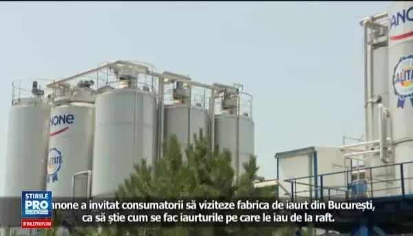 Danone Romania a implinit 18 ani si a organizat Ziua Portilor Deschise la Fabrica de iaurt din Colentina