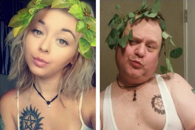 Un tata a inceput sa imite fotografiile sexy ale fiicei sale de pe Instagram. Acum, el are de 2 ori mai multi fani