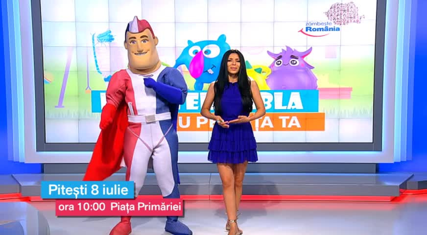 (P) Caravana "Monster Rabla" ajunge, sambata, 8 iulie in Pitesti. Capitanul Aquafresh ii asteapta pe cei mici cu surprize