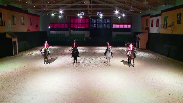 Pasionati de echitatie, 4 tineri din Australia, Spania si Franta fac spectacol in tara noastra. Caii sunt dresati la Turda