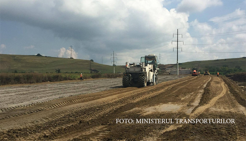 santier autostrada Sebes - Turda