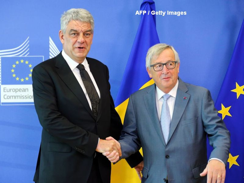 Mihai Tudose, discutie la telefon cu Jean-Claude Juncker, la o saptamana dupa ce s-au intalnit la Bruxelles