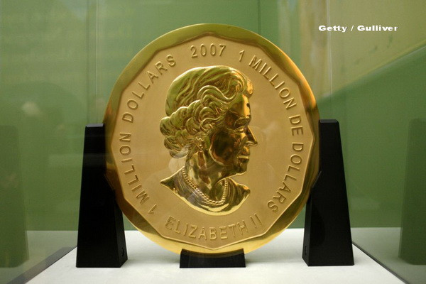 Politia din Berlin a arestat mai multi suspecti, care ar fi furat o moneda de aur de 100 de kilograme. Cat valoreaza banul