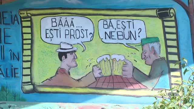 Un pictor amator dintr-un sat din Galati a ajuns celebru pentru desenele sale. Cum arata o scena copiata din Las Fierbinti