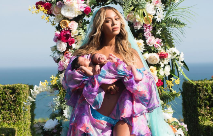 Prima poza cu gemenii lui Beyonce. Rumi si Sir au o luna