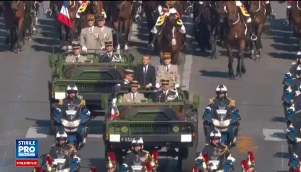 Presedintele Trump si-a incheiat vizita la Paris, dupa parada de pe Champs-Elysees. Mesajul lui Macron de Ziua Frantei
