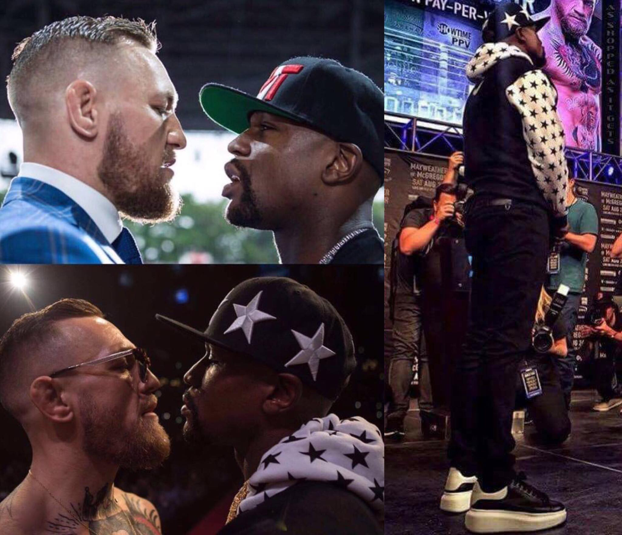 Ce a facut Mayweather dupa ce a vazut fotografia de la prima conferinta de presa cu McGregor