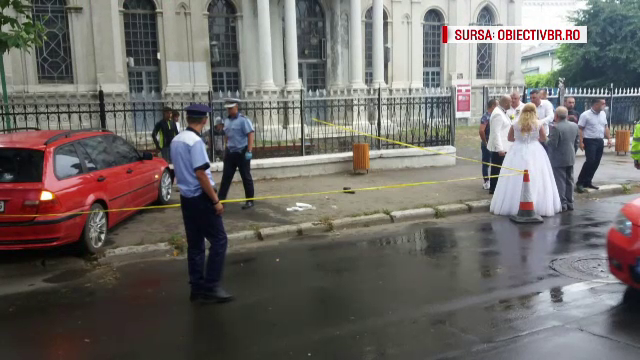 Momente de groaza la o nunta din Braila. Soferul care a intrat cu masina in invitati si apoi a fugit, retinut