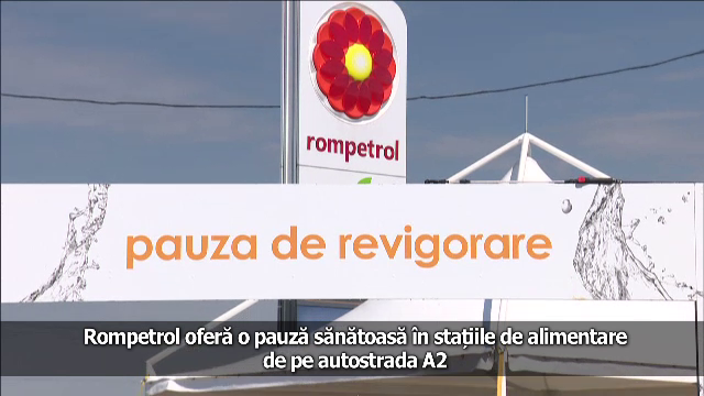 (P) Rompetrol a oferit o pauza sanatoasa in statiile de alimentare de pe autostrada A2