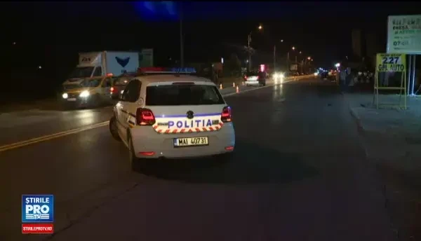Un pieton a murit dupa ce a fost izbit de o masina la iesirea din Capitala. E o zona periculoasa, lunar sunt accidente