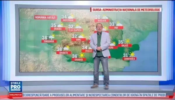 Vreme caniculara in mai toata tara, cu averse de ploaie seara, sambata. Progmoza meteo pana marti