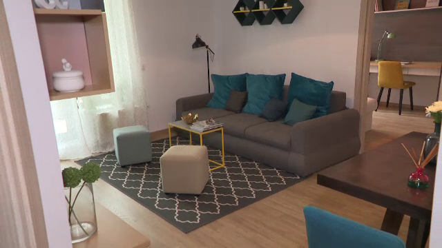 Romanii apeleaza tot mai des la un designer de interior. Cat platiti pentru un apartament de 52 de metri patrati