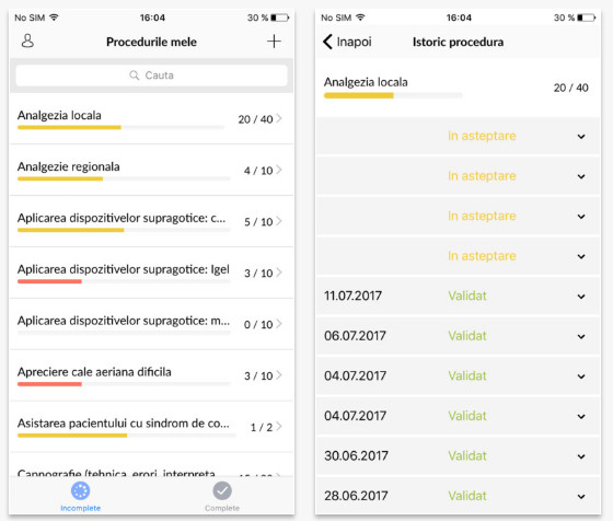 Aplicatie pentru rezidenti prin care pot fi monitorizate procedurile. Medicii vor completa mai putine hartii