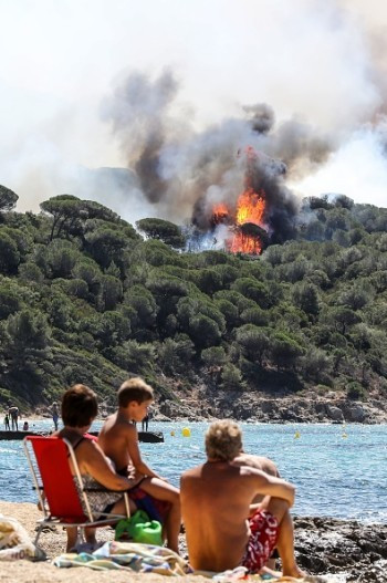 Incendii de vegetatie in sudul Frantei