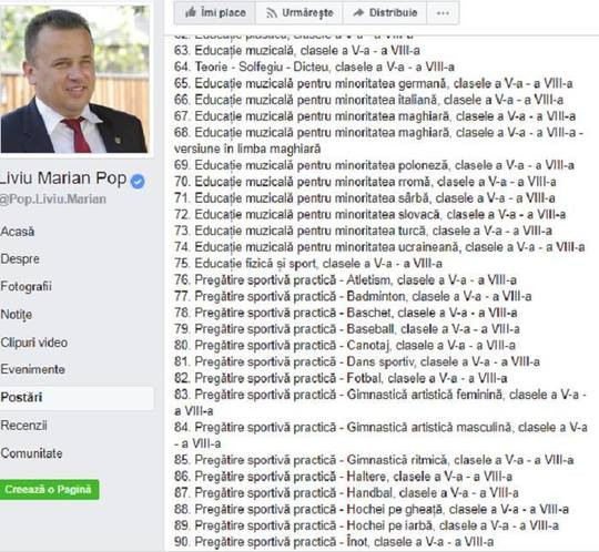 Liviu Pop anunta ca este nevoie de manuale de pregatire sportiva pentru 40 de discipline, de la atletism la yachting