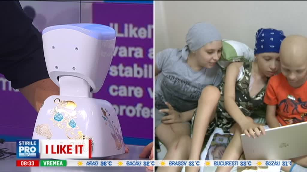 iLikeIT. Robotelul care ii ajuta pe copiii bolnavi de cancer sa fie alaturi de prieteni sau sa traiasca emotiile unui concert