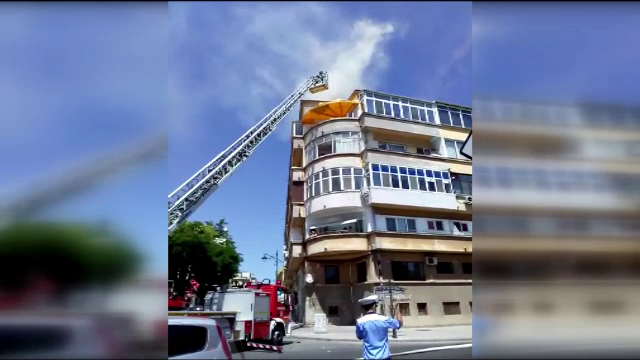 Incendiu violent lângă Arhiepiscopia Tomisului