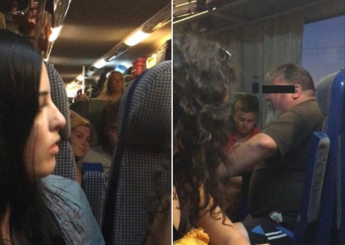 Incident relatat pe Facebook. Ce ar fi pățit un cuplu pentru că s-a sărutat în tren