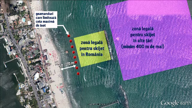 Filmul accidentului mortal cu skijetul, de la Costinești. Primele măsuri luate de Poliție