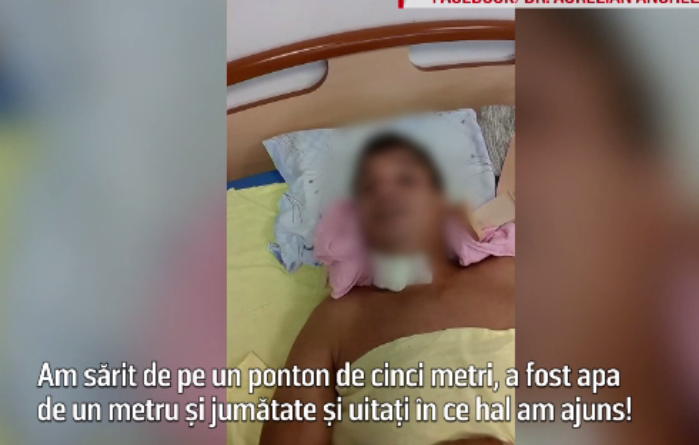 Au rămas infirmi după ce au plonjat în apă la scăldat. ”Să nu faceți ca mine”