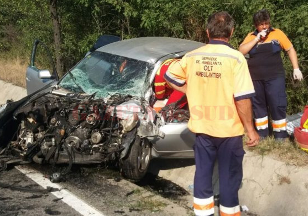 Accident pe DN65, &icirc;n zona Pădurea Saru