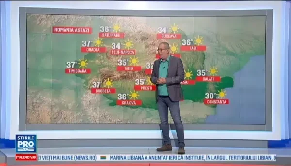 Cod galben și portocaliu de caniculă în mai multe județe. Ce se întamplă cu vremea de sâmbătă