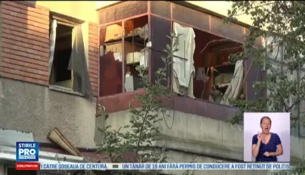 Explozie într-un bloc din Brăila: Ne-a amenințat: Vă dau foc la toţi!