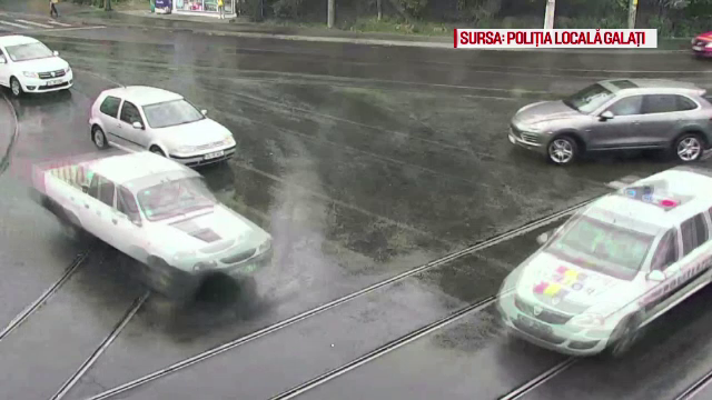 Poliţist grav rănit, după ce a fost izbit în plin de un şofer grăbit