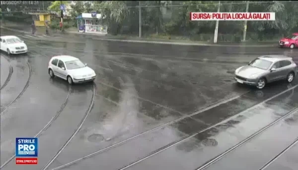 Poliţist grav rănit, după ce a fost izbit în plin de un şofer grăbit