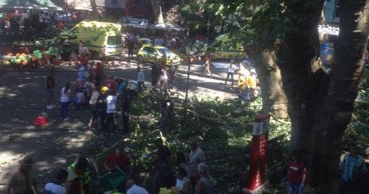 VIDEO. Momentul în care un copac a omorât 12 oameni la o sărbătoare, în Madeira
