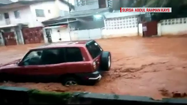 300 de oameni şi-au pierdut viaţă în urmă alunecărilor de teren din Sierra Leone