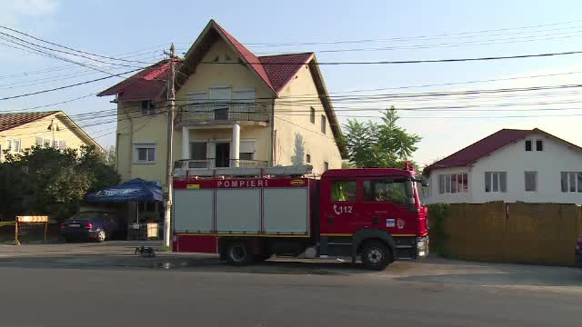 Incendiu la un depozit de alimente din oraşul Găeşti