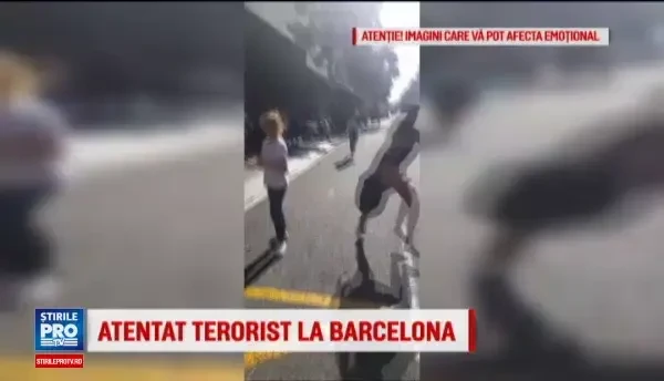Atentat în Barcelona. O dubă a intrat în mulțime